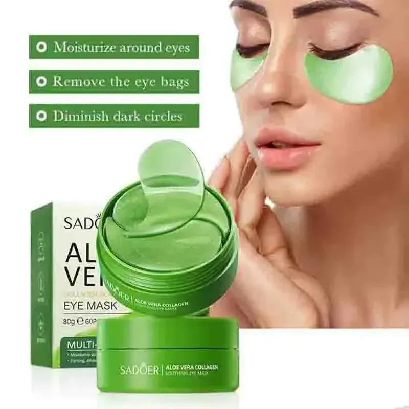 Aloë Vera collageen oogpads, 60 stuks