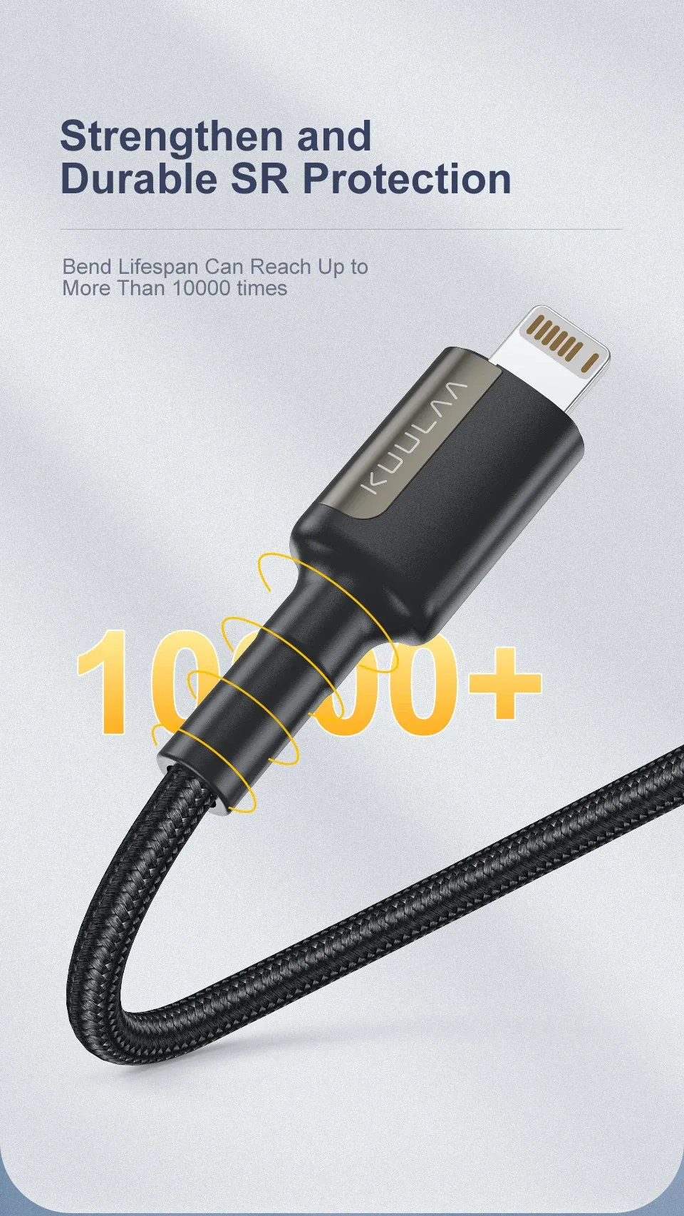 KUULAA USB-C naar Lightning snellaadkabel 30W