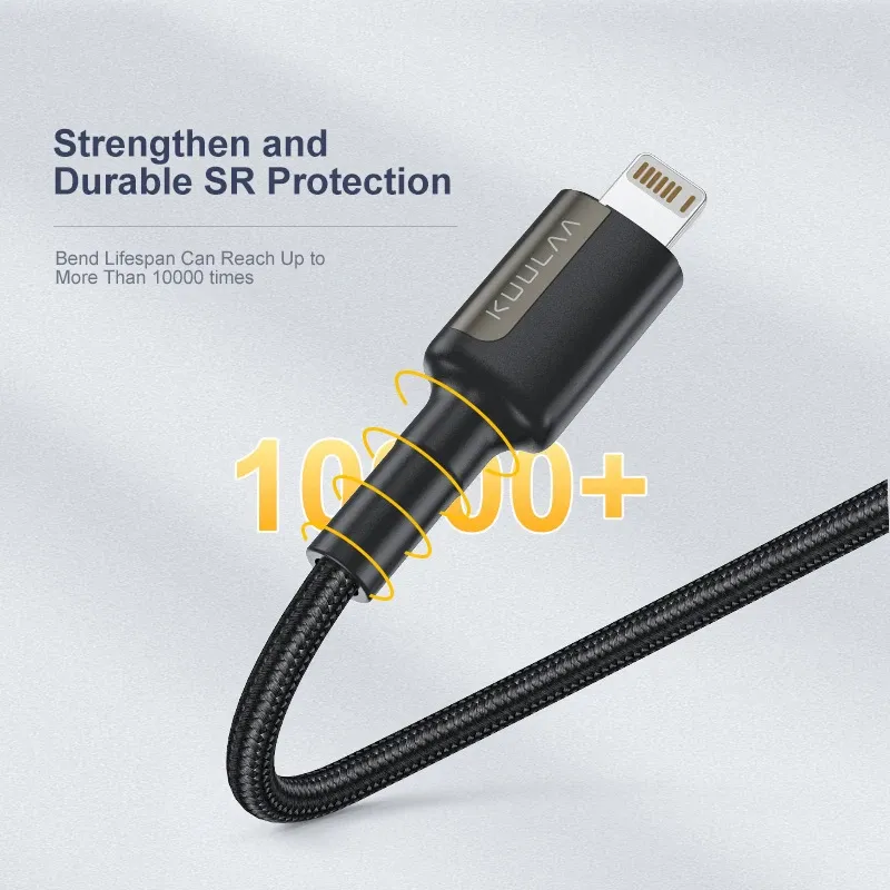 KUULAA USB-C naar Lightning snellaadkabel 30W