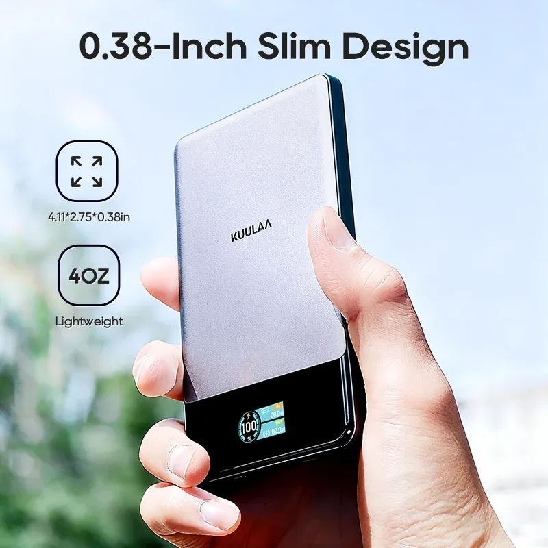 KUULAA Qi2 magnetische powerbank 5000 mAh 15W