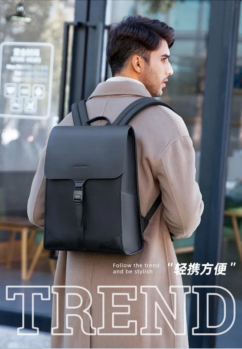 Mark Ryden lichtgewicht business-rugzak 15,6 inch met waterafstotende afwerking