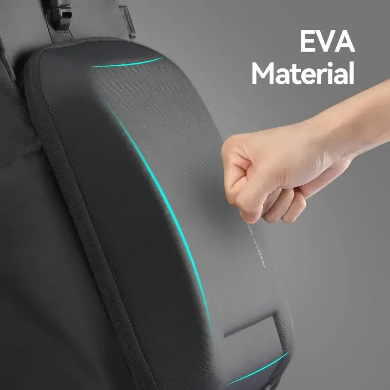 Waterdichte camerarugzak met laptopvak en roll-top