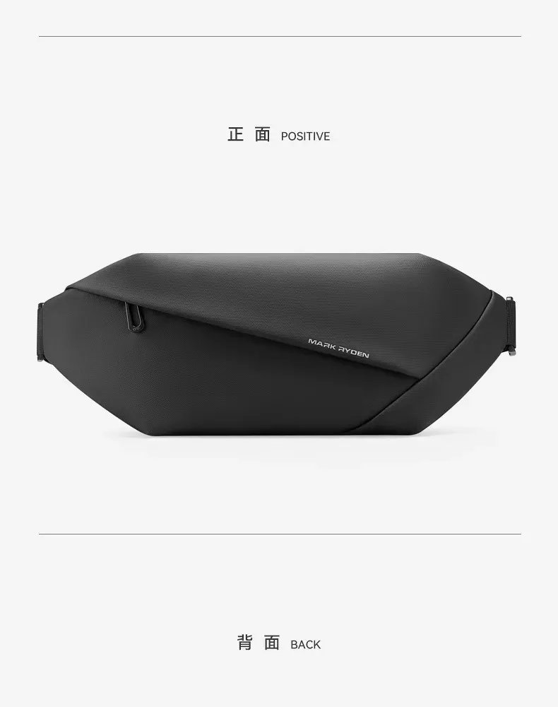 Mark Ryden anti-diefstal chest bag met USB-aansluiting