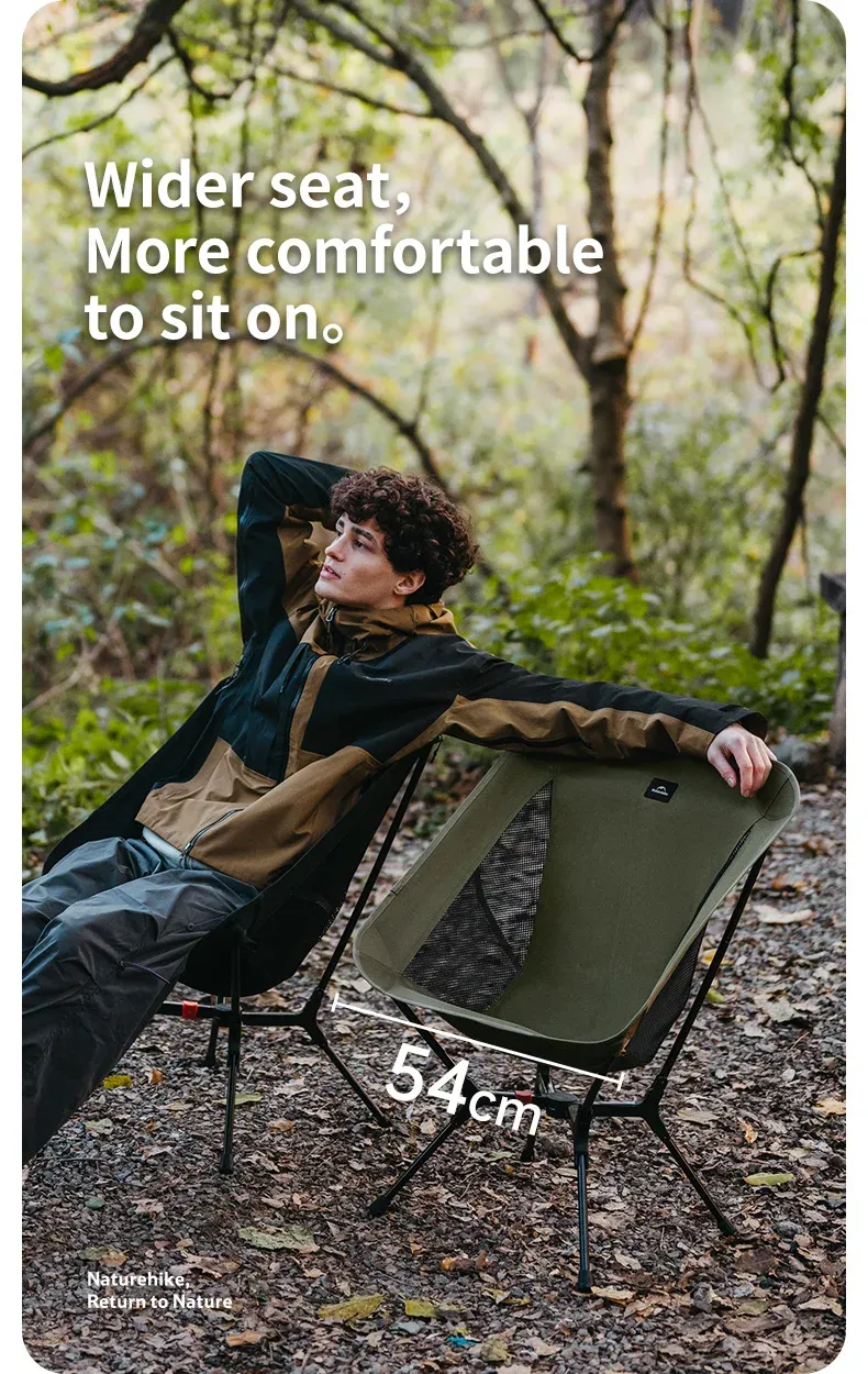 Naturehike automatische vouwcampingstoel voor zwaar gebruik
