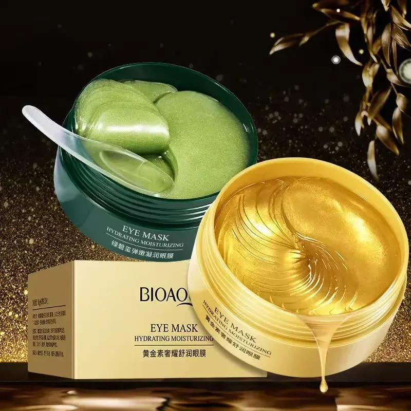 Avocado goud oogmaskers voor hydratatie en frisse oogcontouren
