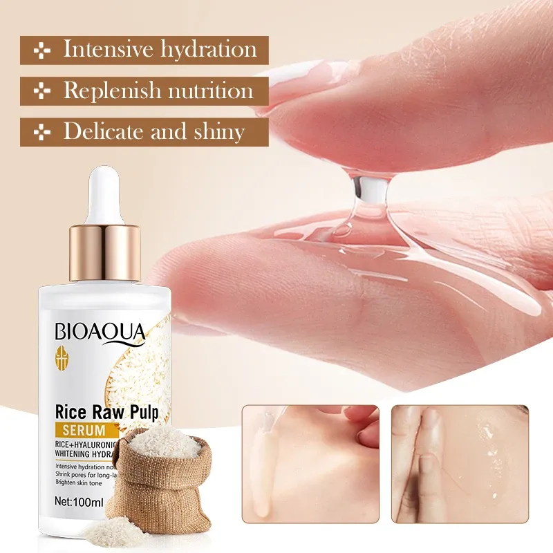 BIOAQUA White Rice hydraterend gezichtserum met glow-effect