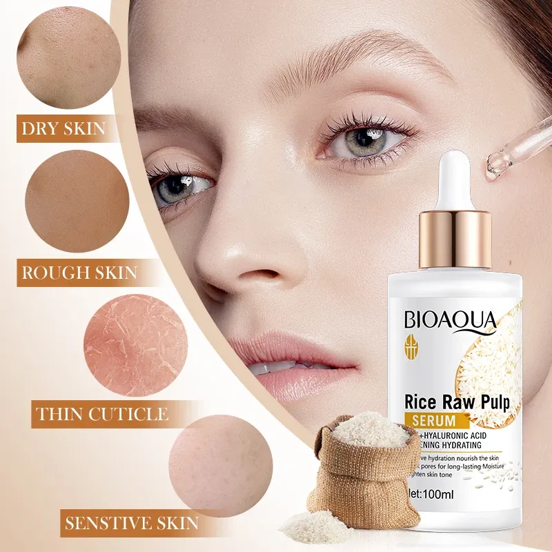 BIOAQUA White Rice hydraterend gezichtserum met glow-effect