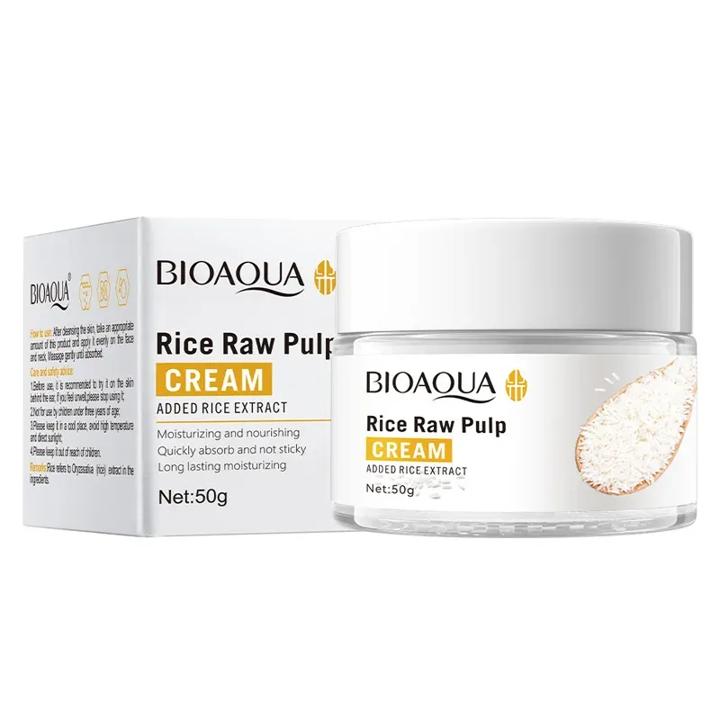 BIOAQUA rijstcrème met hyaluronzuur voor dagelijkse hydratatie