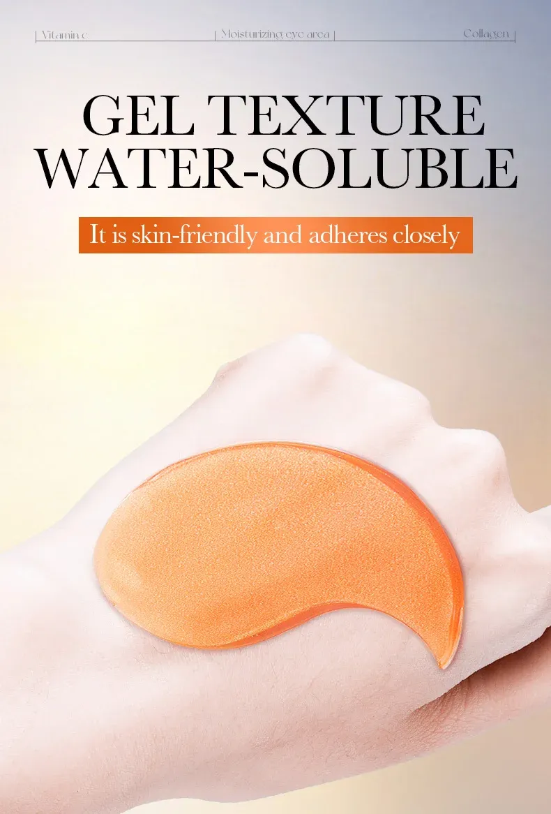 BIOAQUA vitamine C collageen oogmaskers, 80 stuks