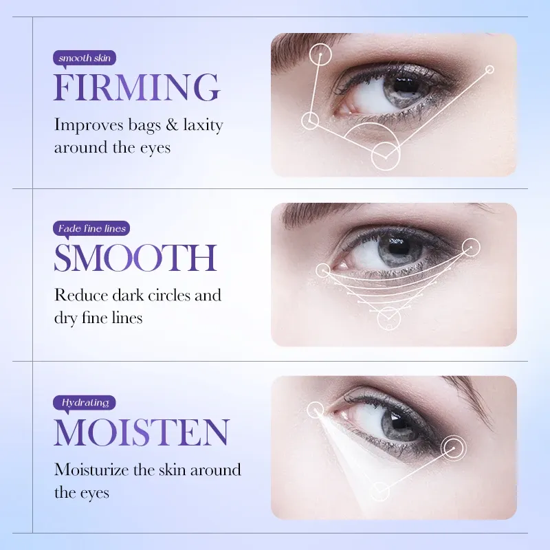 BIOAQUA retinol oogmaskers met collageen, 80 stuks