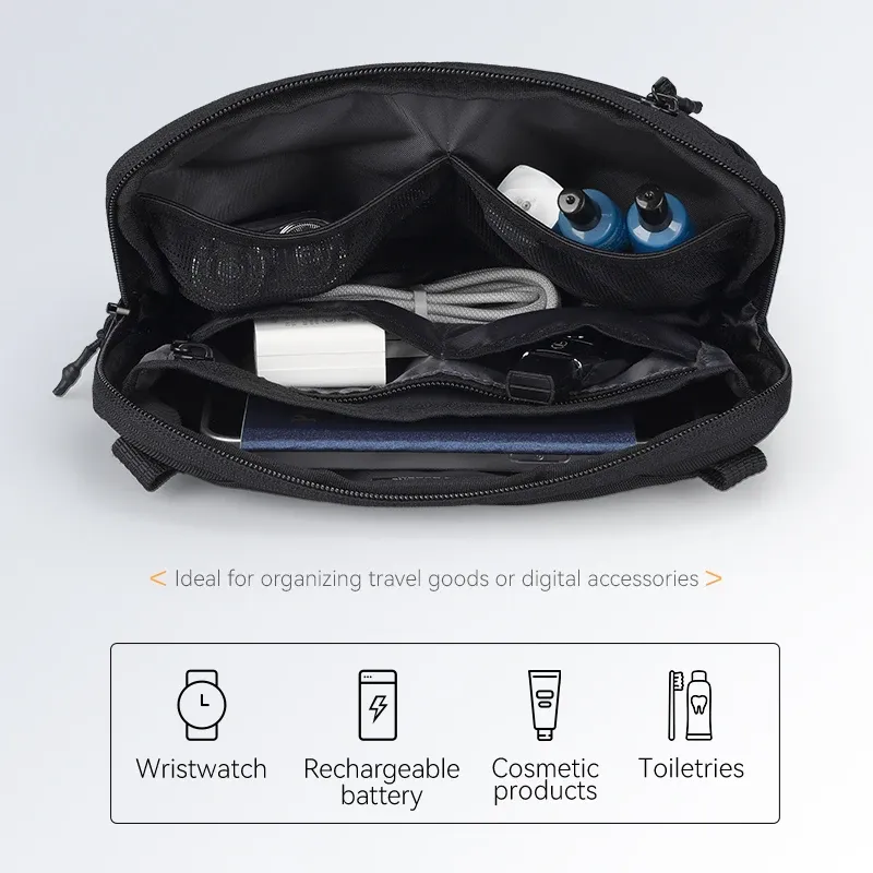 Mark Ryden waterdichte crossbody organizer voor elektronica