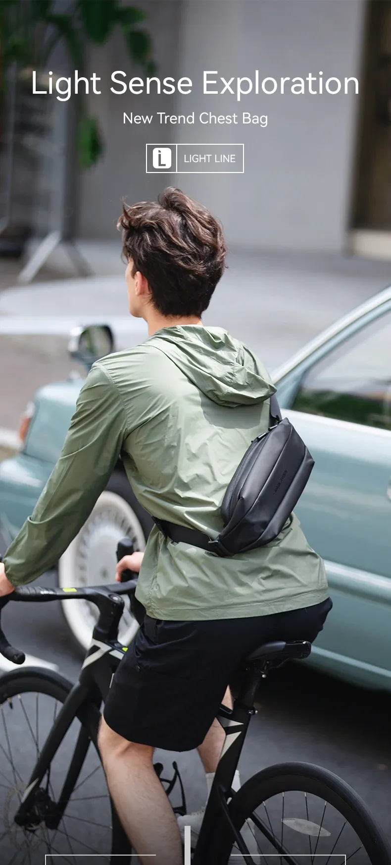 Mark Ryden magnetische crossbody chest bag voor dagelijks gebruik