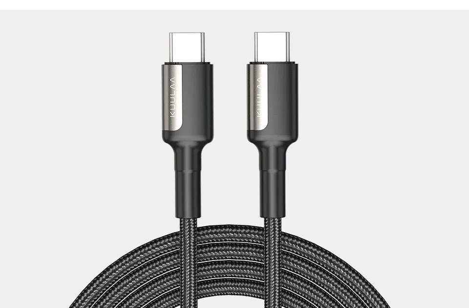 KUULAA USB-C naar USB-C PD 100W oplaadkabel