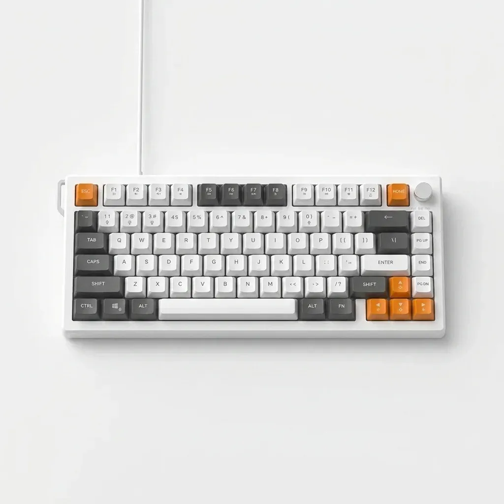 Wit Ajazz AF82 bedraad toetsenbord
