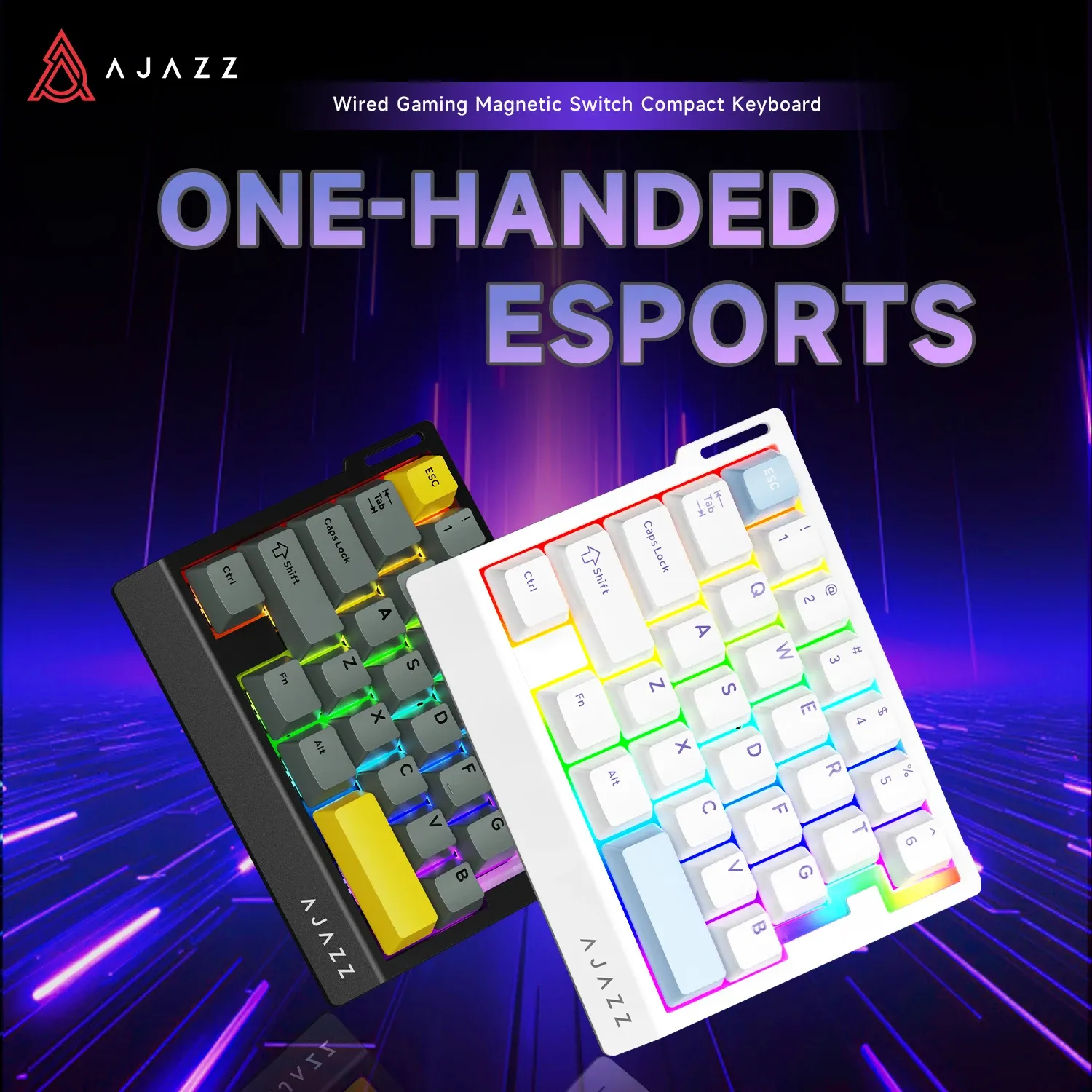 Ajazz AK029 magnetisch mechanisch mini-toetsenbord met RGB