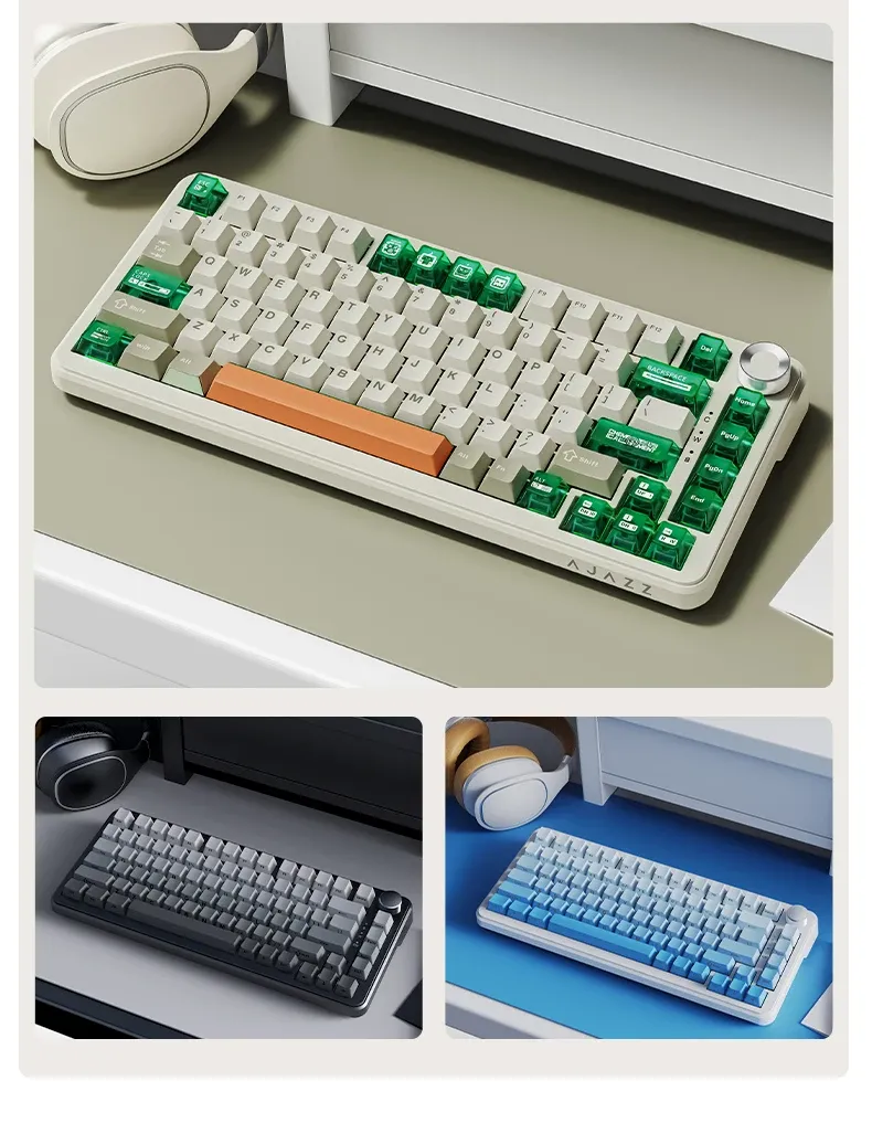 Ajazz AK820 Max mechanisch toetsenbord met tri-mode en RGB