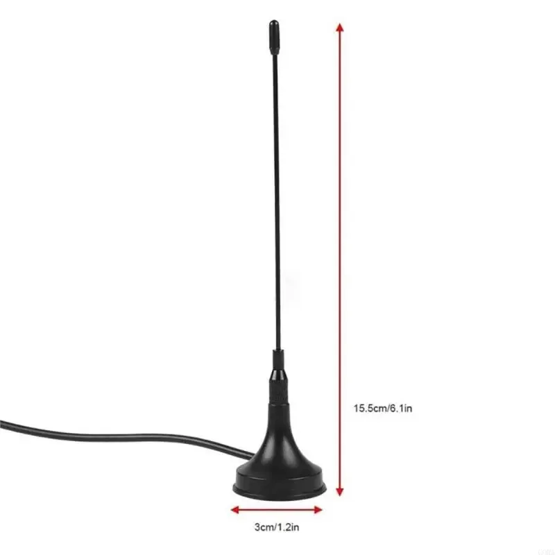 Compacte DVB-T HDTV-binnenantenne met 5 dBi versterking