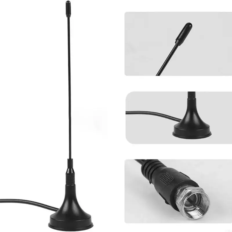 Compacte DVB-T HDTV-binnenantenne met 5 dBi versterking