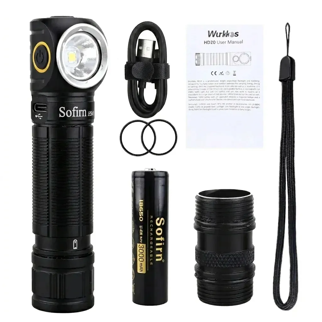 Sofirn HS40 oplaadbare hoofdlamp set