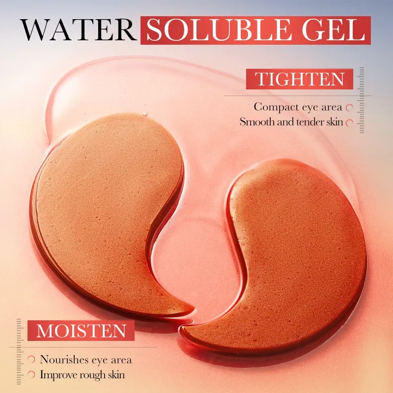 BIOAQUA Crystal Collagen oogmaskers voor hydratie en frissere oogcontouren
