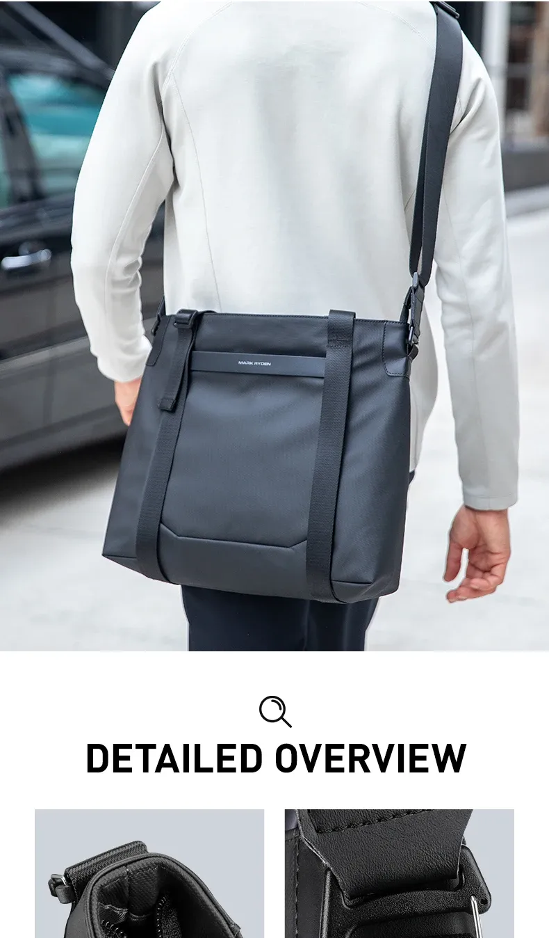 Mark Ryden waterafstotende heren tote bag met laptopvak