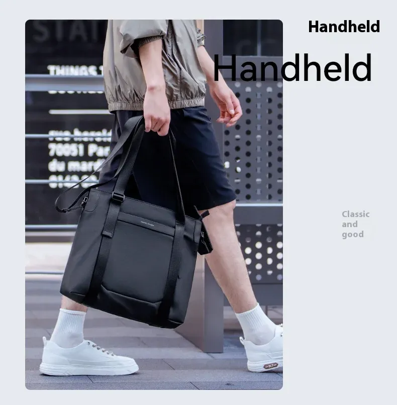 Mark Ryden multifunctionele crossbodytas voor heren met laptopvak