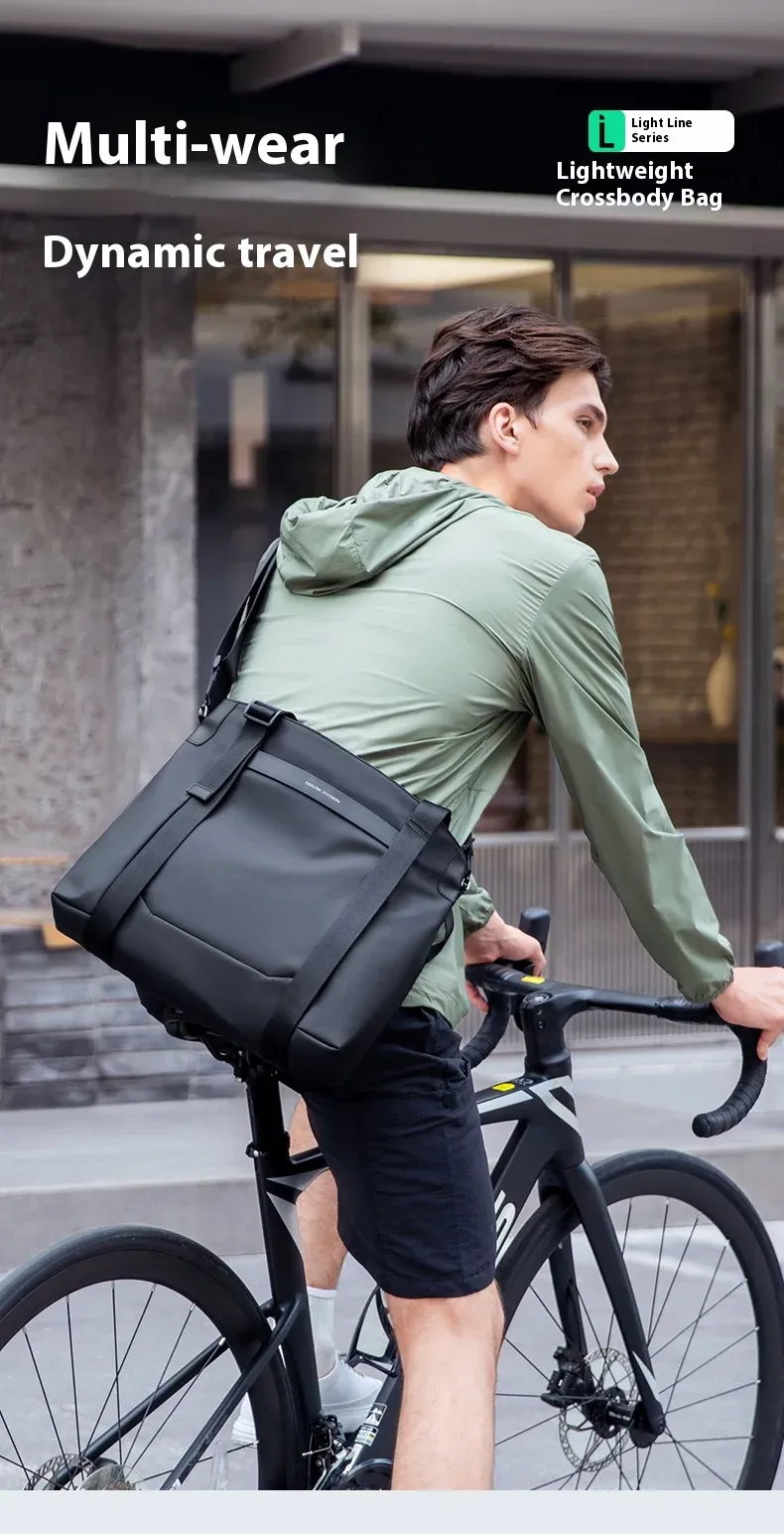 Mark Ryden multifunctionele crossbodytas voor heren met laptopvak