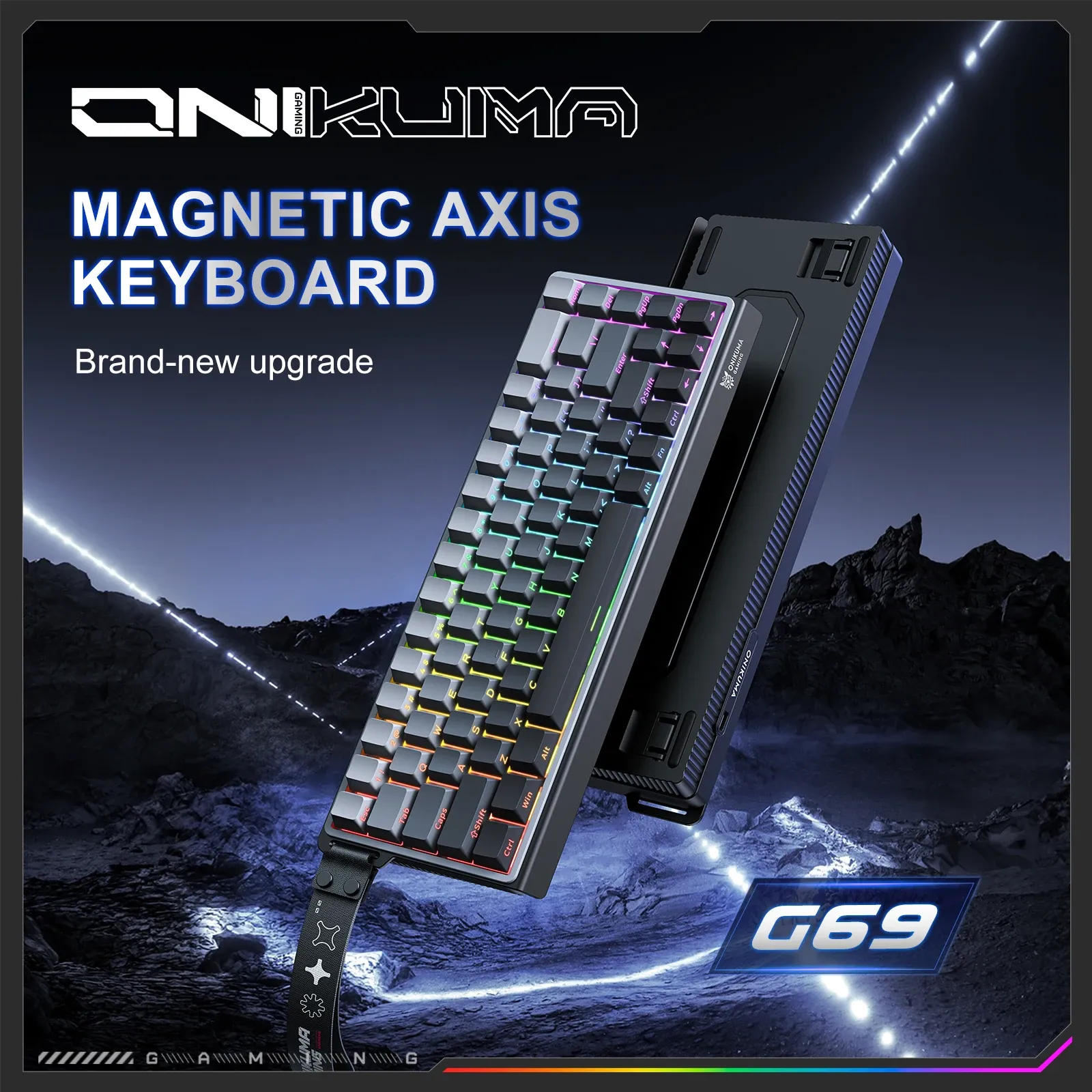 ONIKUMA G69 magnetisch 60% gamingtoetsenbord met snelle trigger