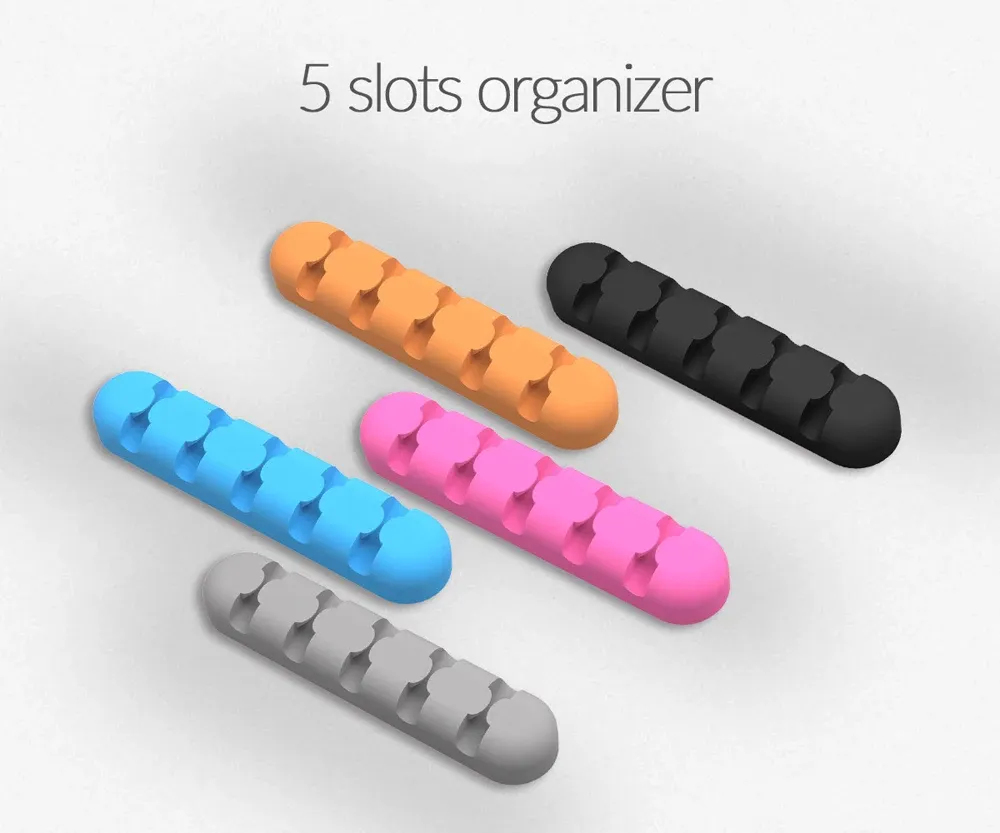 ORICO siliconen kabelhouder voor netjes bureaubeheer