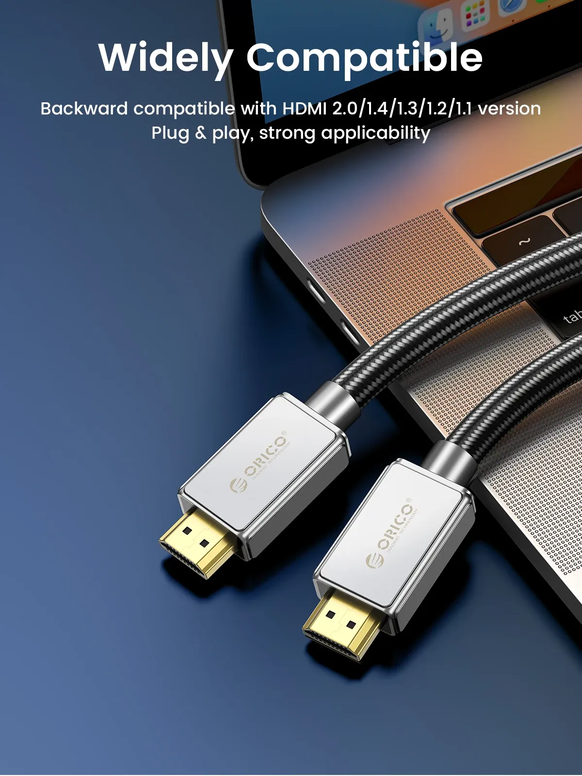 ORICO HDMI 2.1-kabel 8K 60Hz voor gaming en thuisbioscoop