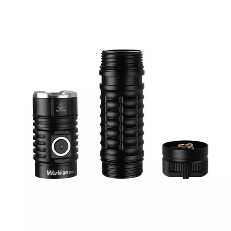 Wurkkos TS22 oplaadbare 21700 zaklamp met magnetische staart