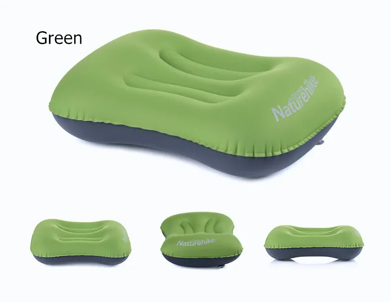 Naturehike ultralicht opblaasbaar reiskussen voor camping en trektochten