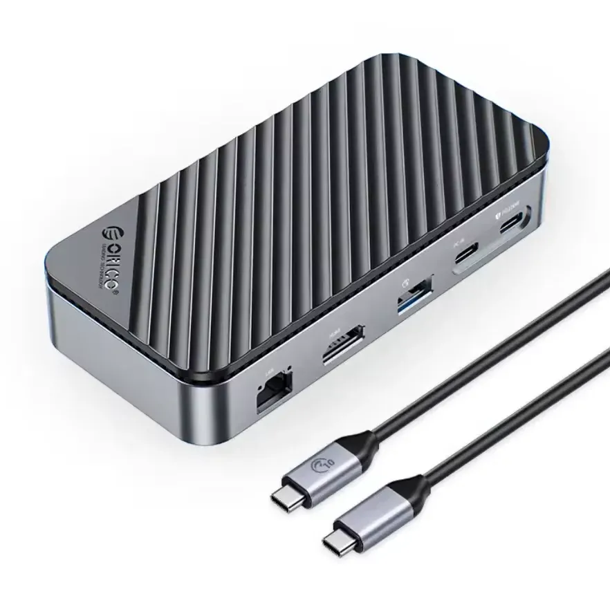 ORICO 10-in-1 dockingstation met M.2 SSD-behuizing en 4K-uitvoer