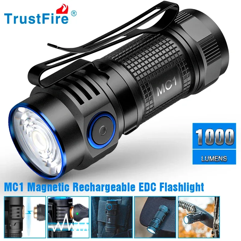 Trustfire MC1 compacte oplaadbare EDC-zaklamp