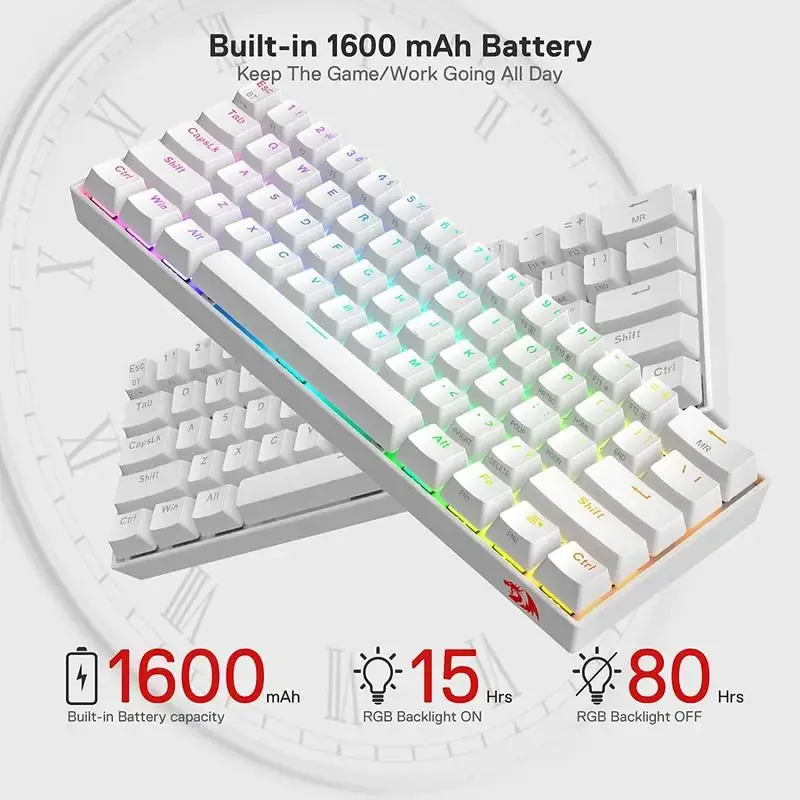 Redragon K530 Pro Draconic 60% draadloos mechanisch toetsenbord