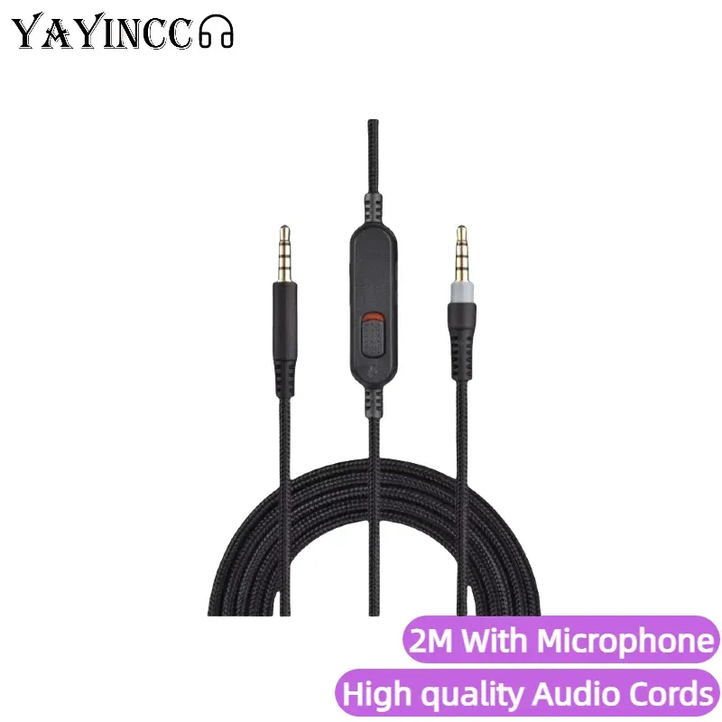 REDRAGON H510 vervangende gevlochten kabel met volumeregeling en mute
