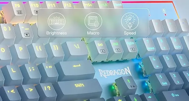 Redragon K654 RGB mechanisch toetsenbord met hot-swap