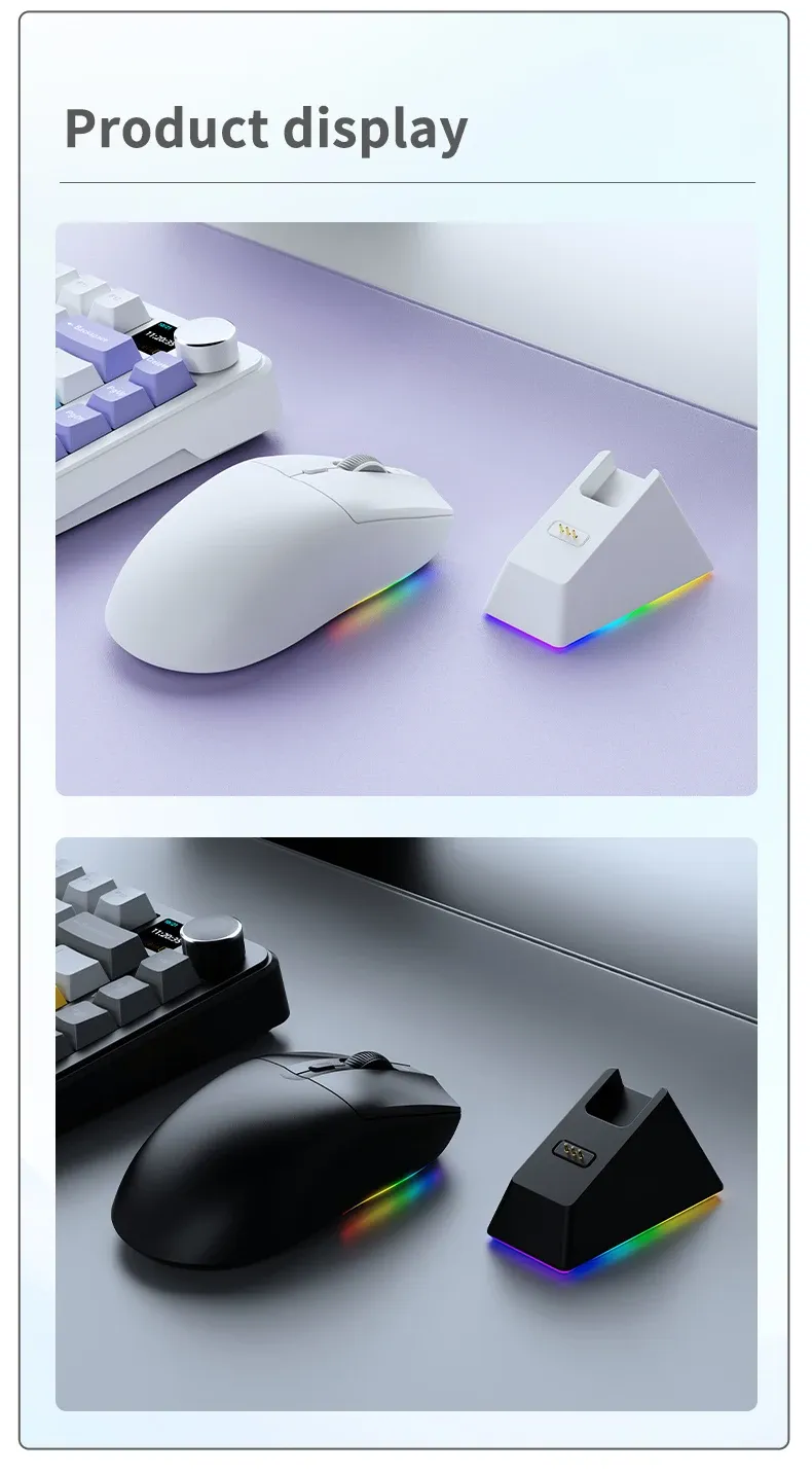 AJAZZ AJ139 V2 MC draadloze gamingmuis met oplaaddock