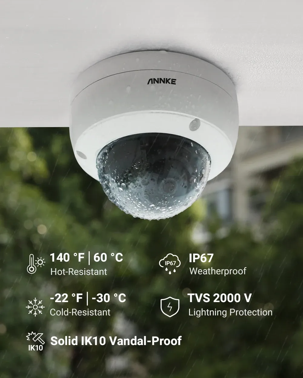 ANNKE H500 16-kanaals PoE beveiligingsset met 8 camera’s