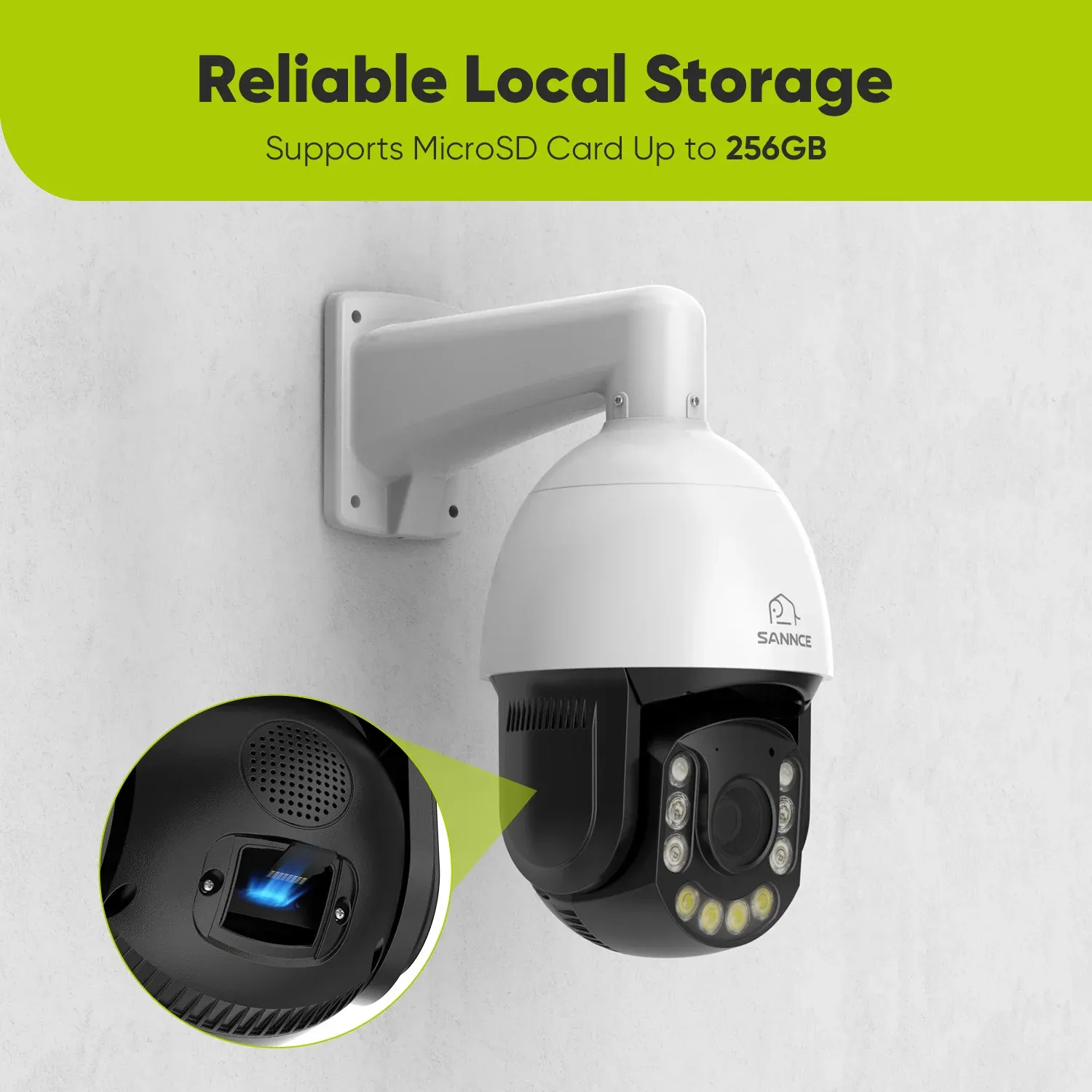 ANNKE 8MP PoE NVR-set met 4K PTZ en 20x zoom