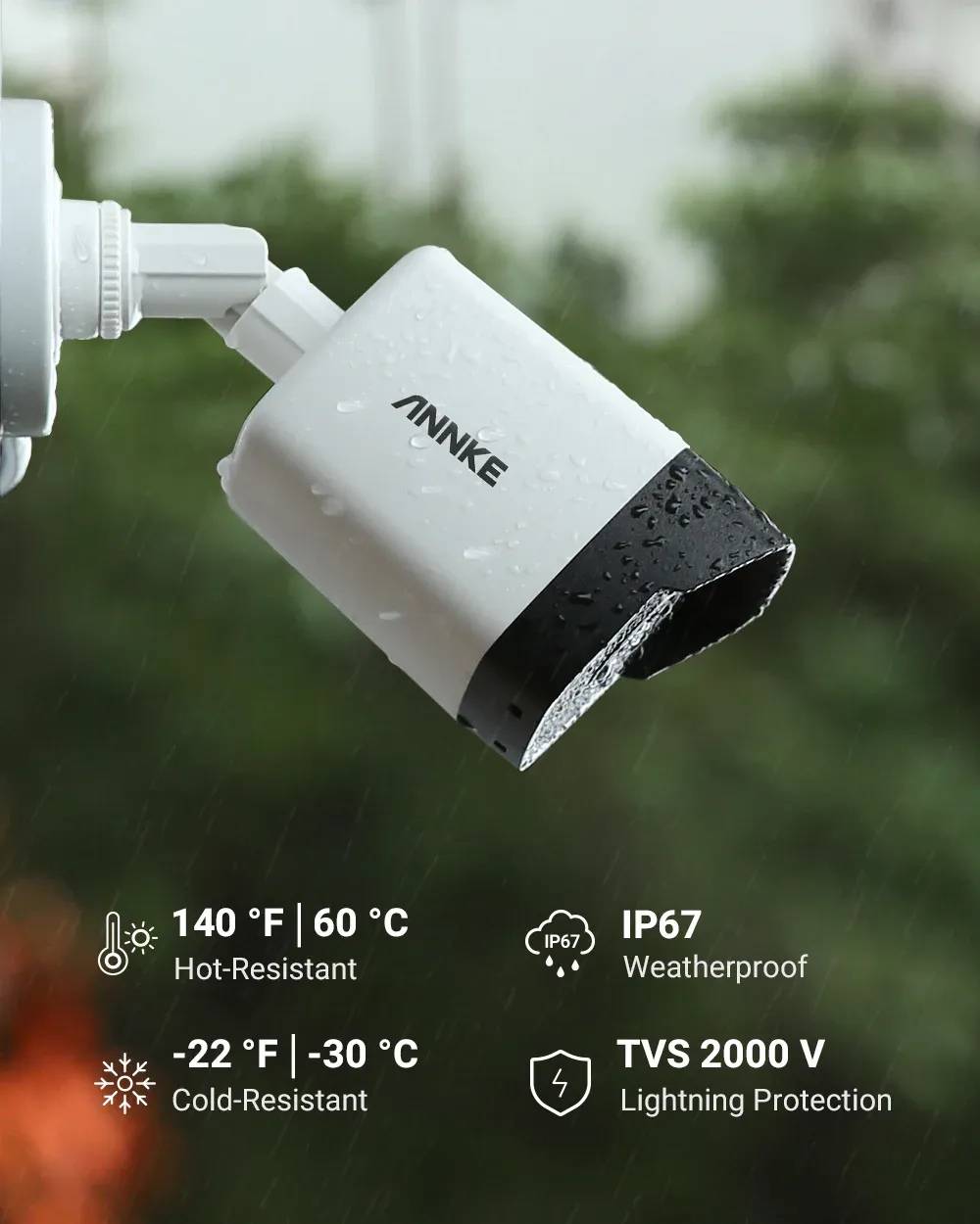 ANNKE C500 5MP PoE bulletcamera met microfoon en nachtzicht