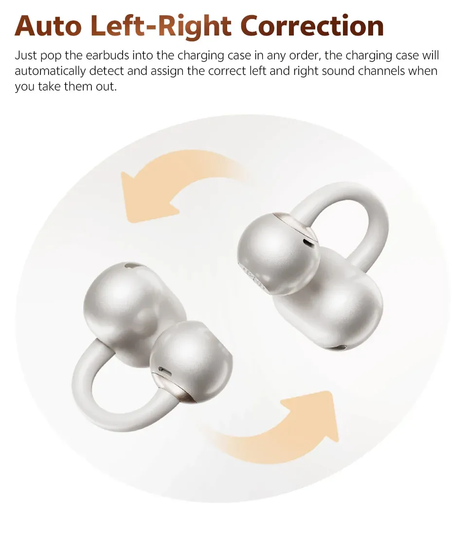 QCY Crossky C50 open-ear clip-on oordopjes