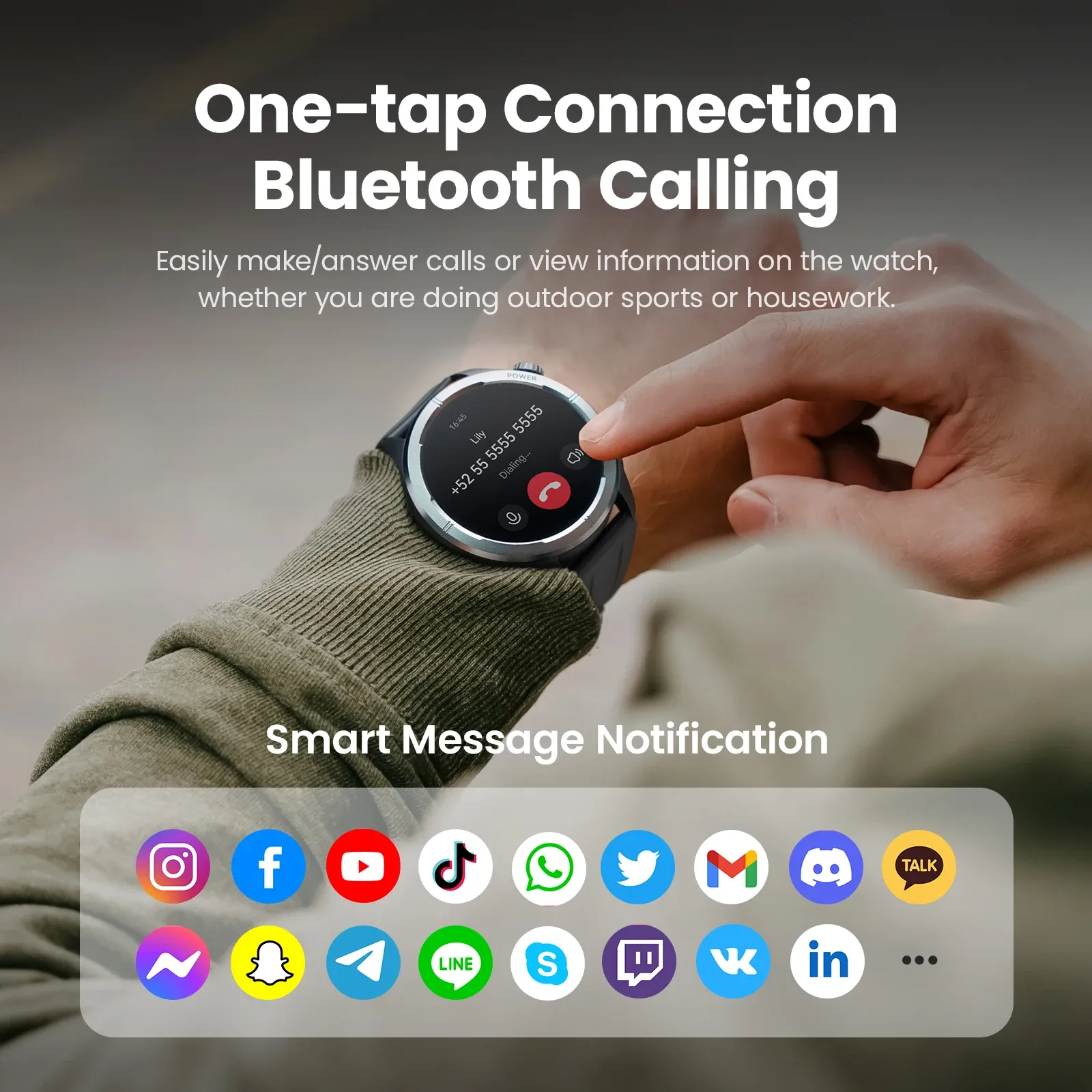 Haylou Solar Neo smartwatch met bellen en gezondheidsmonitoring
