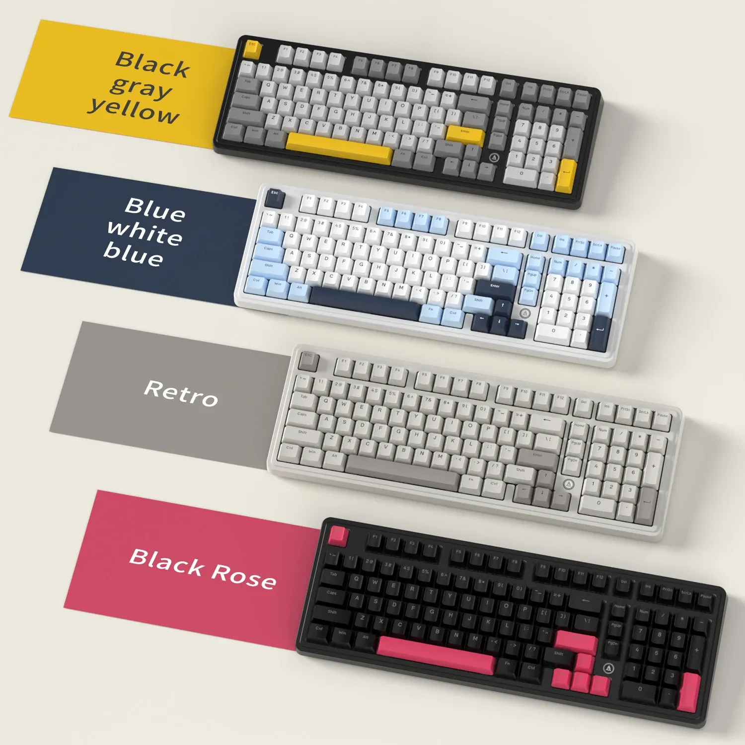 Ajazz AK980 bedraad mechanisch toetsenbord met hot-swap en RGB