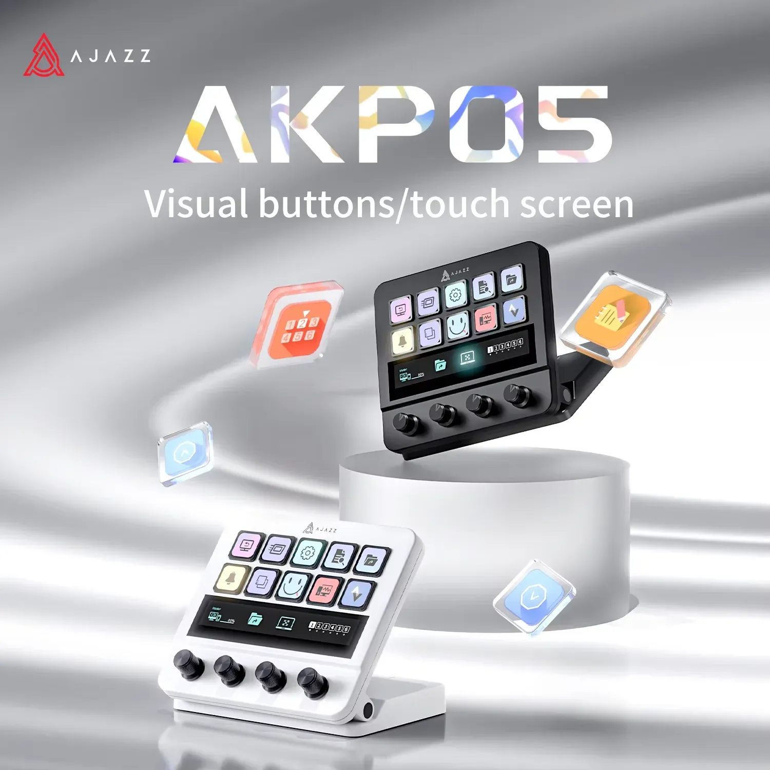 Ajazz AKP05 macrotoetsenbord met draaiknoppen