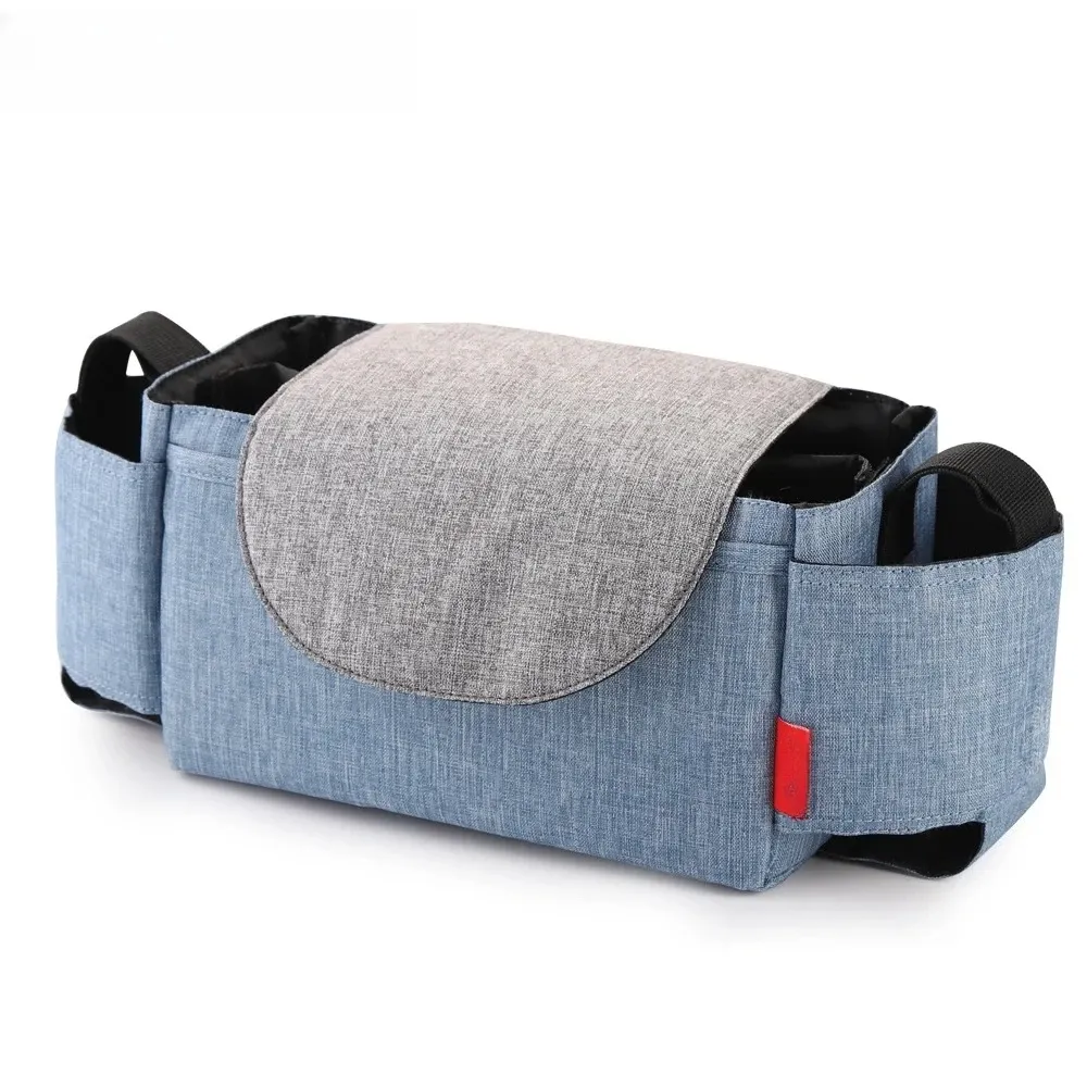 Compacte luiertas met flesisolatie voor kinderwagen