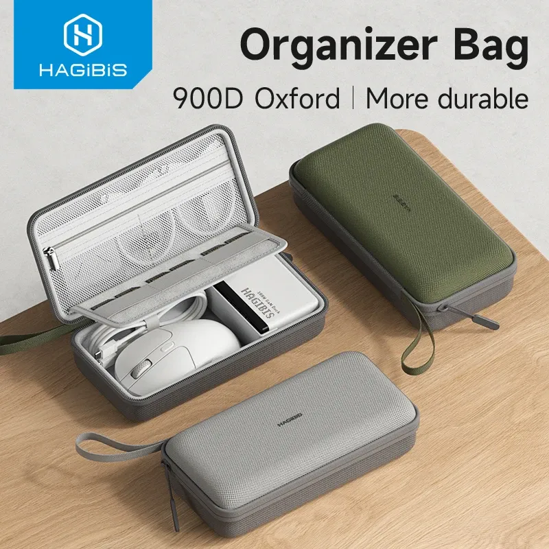 Hagibis elektronische reisorganizer voor kabels en accessoires