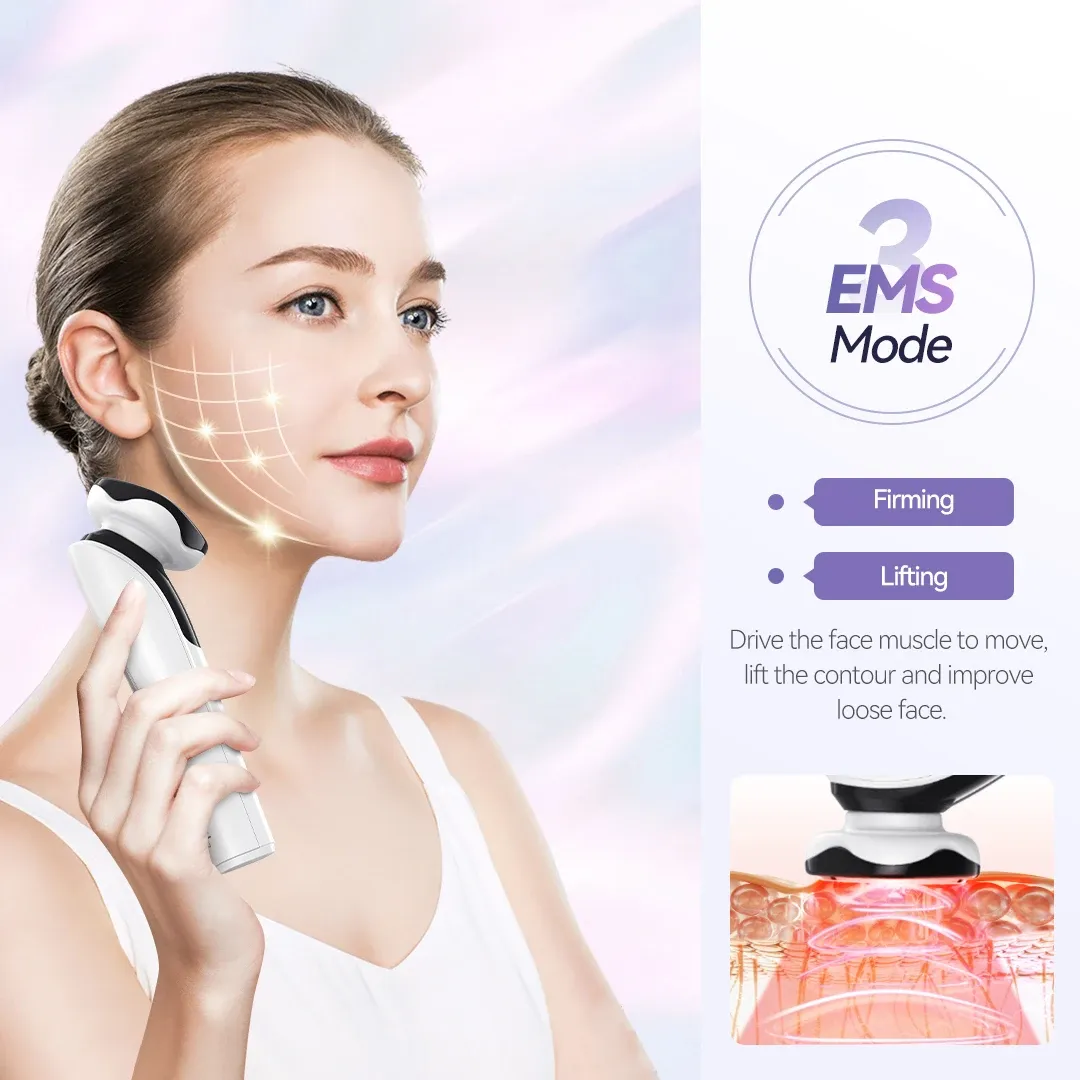 ANLAN EMS gezichtsmassager met microstroom en warmtetherapie
