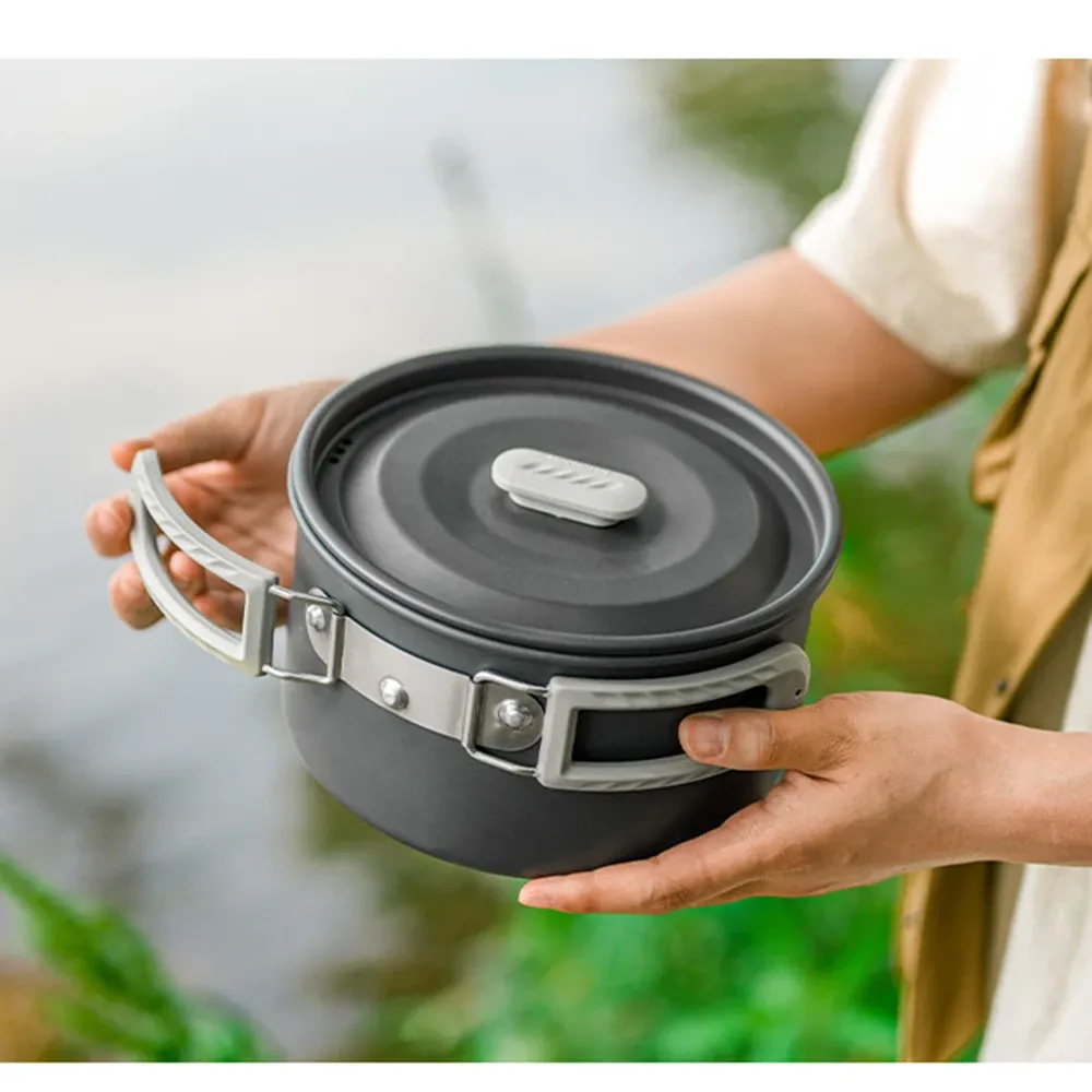 Naturehike camping kookset van aluminium en RVS