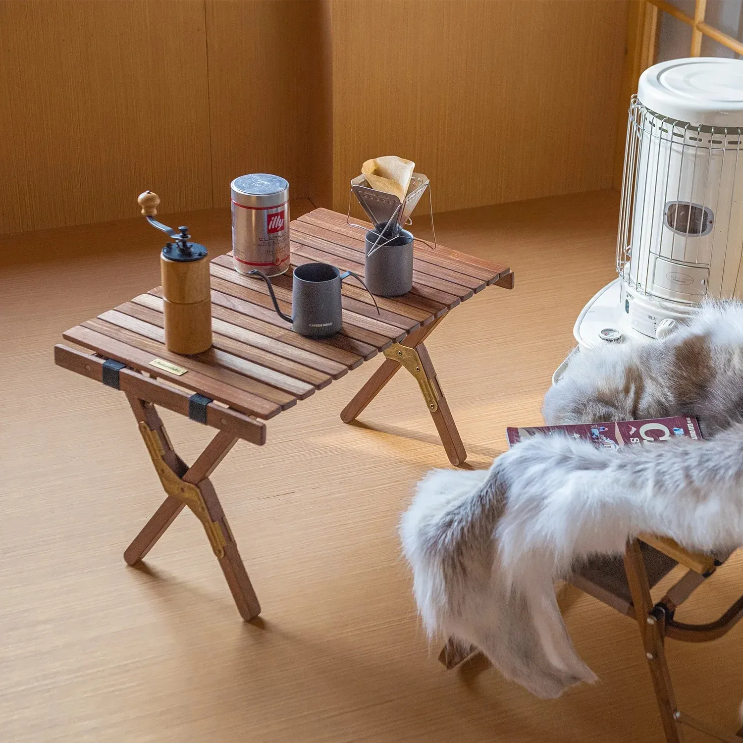 Naturehike walnut roll-up campingtafel voor 2 personen